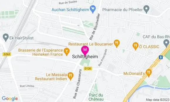 Localisation Dr Caroline Philippe Stenger