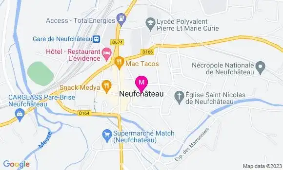 Localisation Dr Thomas Cherrier