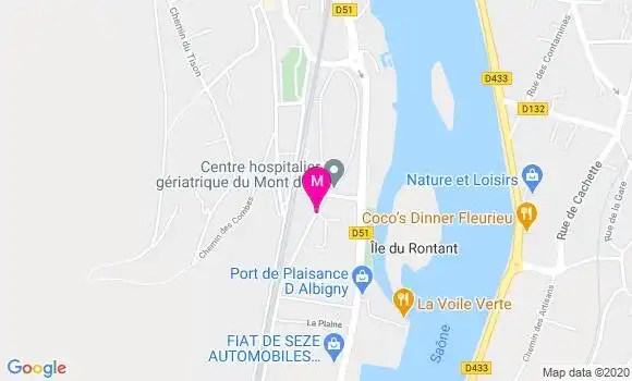 Localisation Dr Maud Roux