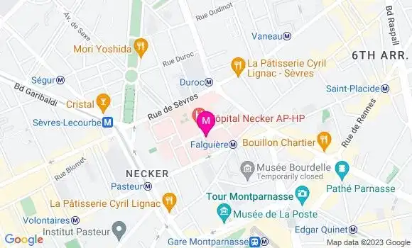 Localisation Dr Mathilde Meot