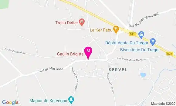 Localisation Dr Brigitte Gaulin