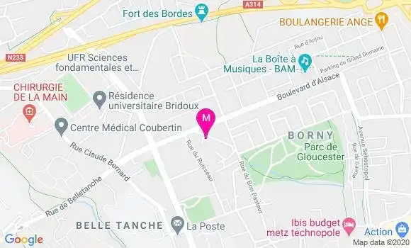 Localisation Dr Agnès Goberville Bernard