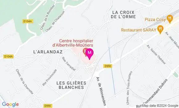 Localisation Dr Pauline Louis