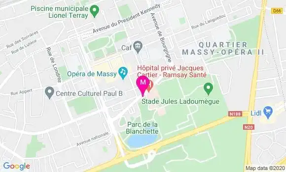 Localisation Dr Rafael Bastero