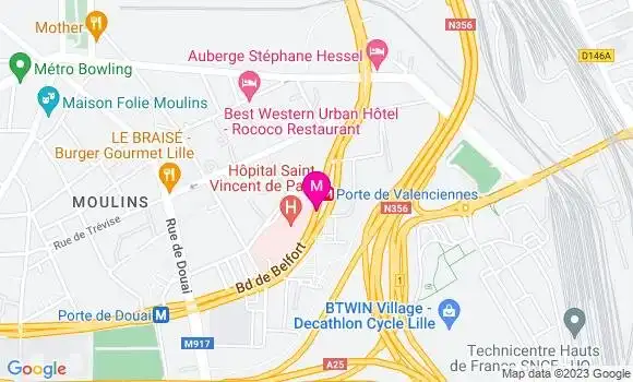 Localisation Dr Adrien Maudinet