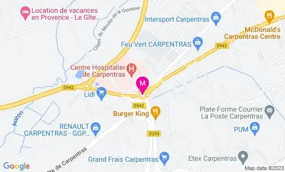 Localisation Dr Marie Alice Coulomb