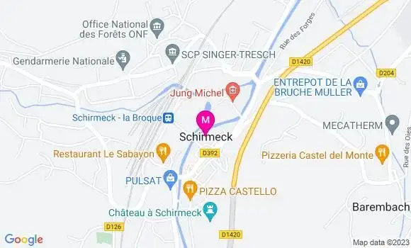 Localisation Dr Cédric Mentz