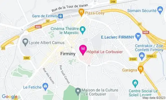 Localisation Dr Isabelle Reichenbach