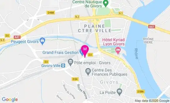 Localisation Dr Caroline Quincy