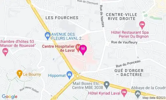 Localisation Dr Jeanne Celine Le Ber