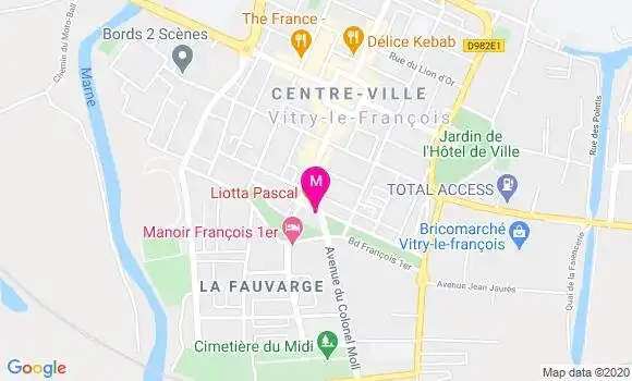 Localisation Dr Jacques Delfosse