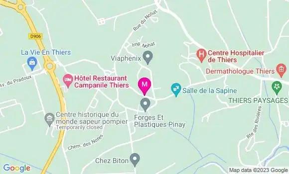 Localisation Dr Charlotte Montagner