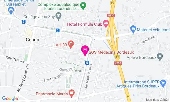 Localisation Dr Guillaume Dubayle