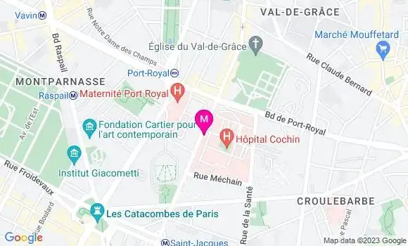 Localisation Dr Elodie Regnier Rosencher