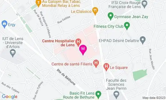 Localisation Dr Juliette Lemaire
