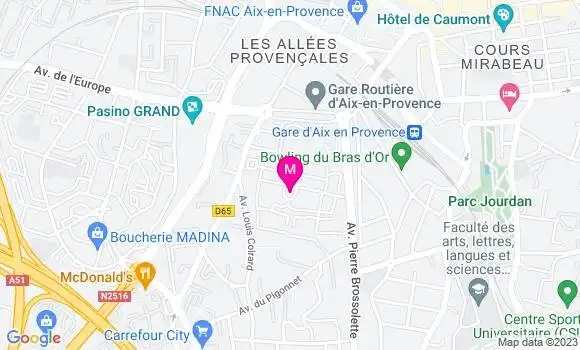 Localisation Dr Thibault Leger