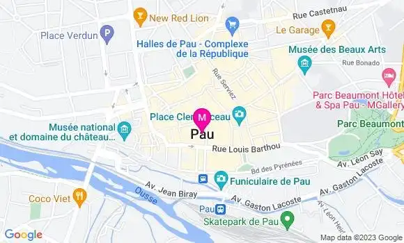 Localisation Dr Claire Thomas