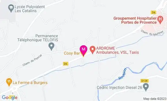 Localisation Dr Arnaud Vicard