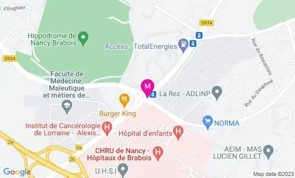 Localisation Dr Charline Wagner