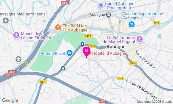 Localisation Dr Claude Berlioux