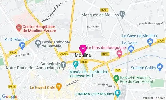 Localisation Dr Catherine Alexandre