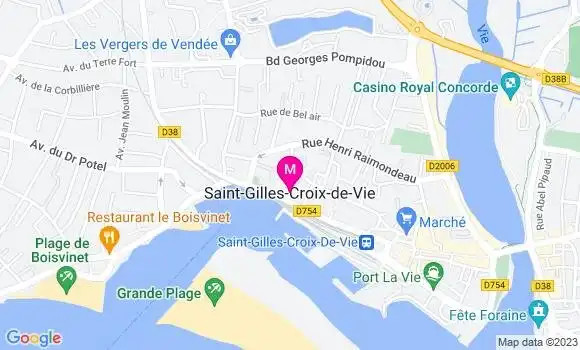 Localisation Dr Claire Letourneau