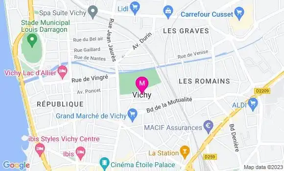 Localisation Dr Elodie Berteau
