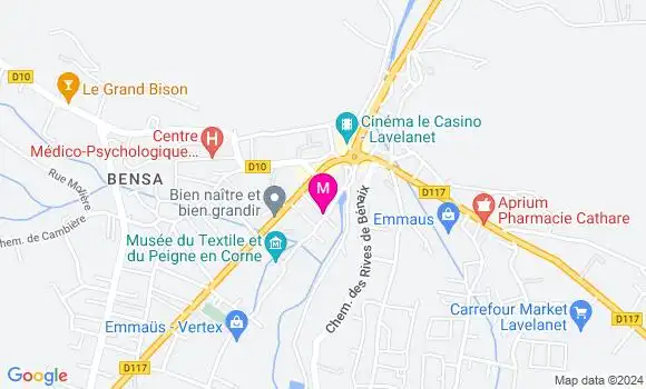 Localisation Dr Virginie Gauthier