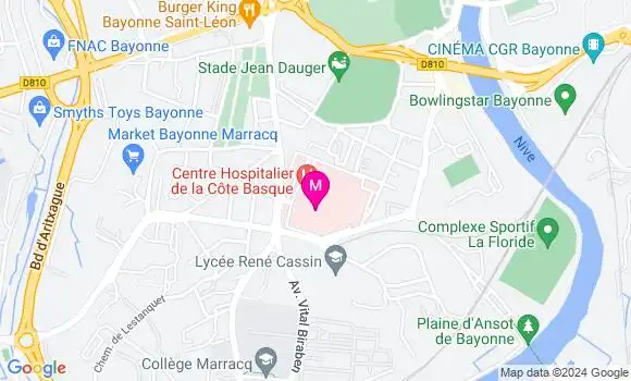 Localisation Dr Caroline Marguerite