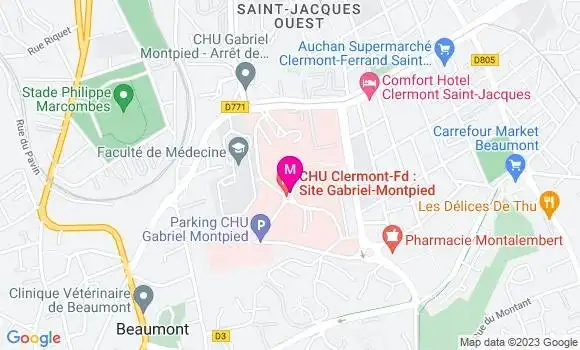 Localisation Dr Mathieu Laforest
