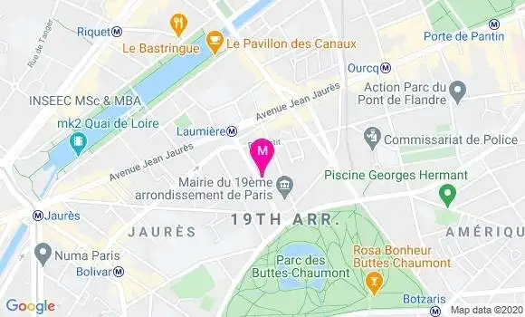 Localisation Dr Edith George