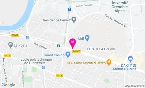 Localisation Dr Jean Pierre Fleury