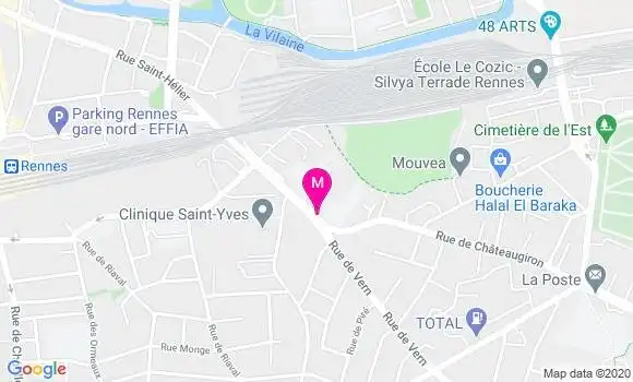 Localisation Dr Yves Le Garzic