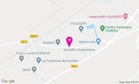 Localisation Dr Nathalie Ferrant Otormin