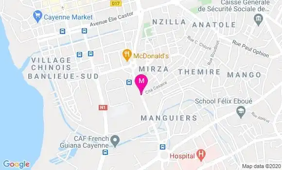 Localisation Dr Antoine Burin