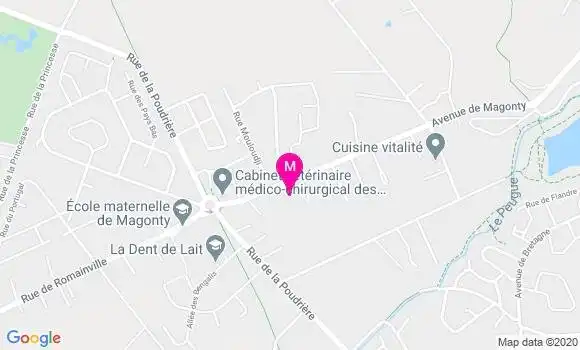 Localisation Dr Isabelle Fortabat