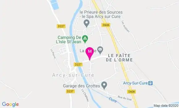 Localisation Dr Eric Piffoux