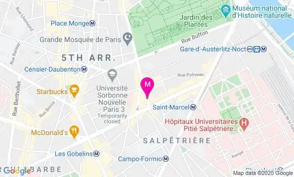 Localisation Dr Olivier Fernez Bertaud
