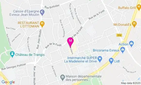Localisation Dr Sandra Confais