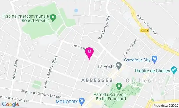 Localisation Dr Albert Vincens