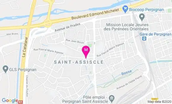 Localisation Dr Bertrand Berges