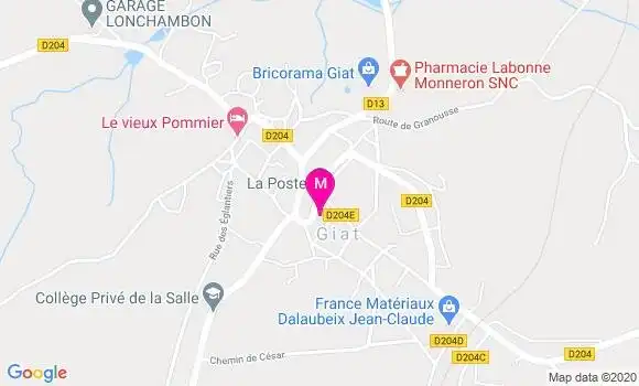 Localisation Dr Brigitte Sénégas Rouvière