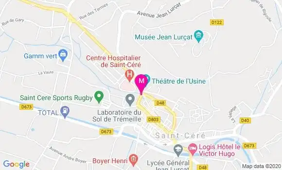 Localisation Dr Michèle Roux