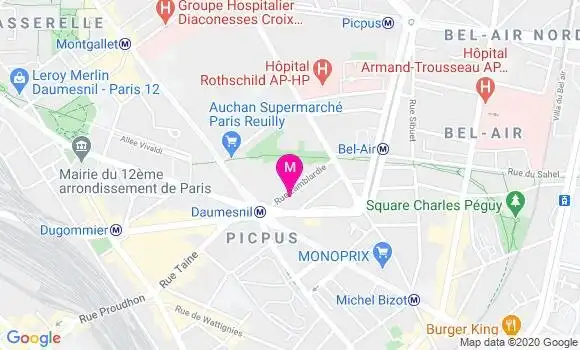 Localisation Dr Charles Sitbon