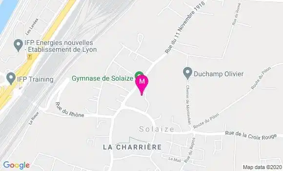 Localisation Dr Marie Annick Guyot Perrusset
