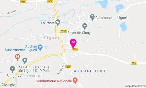 Localisation Dr Cédric De la Porte des Vaux
