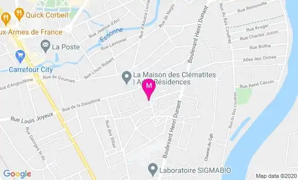 Localisation Dr Roger Mimoun