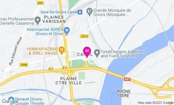 Localisation Dr Julien Hermant