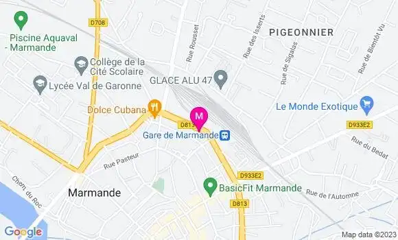 Localisation Dr Emmanuel Taboureau