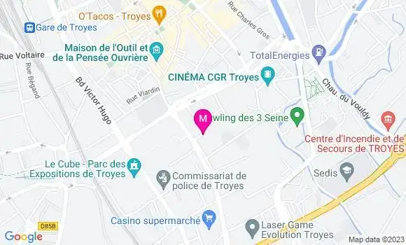 Localisation Dr Johnny Labiche